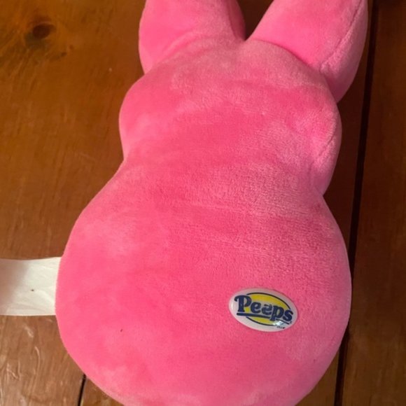 9” Pink Peeps Easter Bunny Plush Toy - Picture 3 of 6